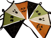 Vlaggenlijn punt Halloween