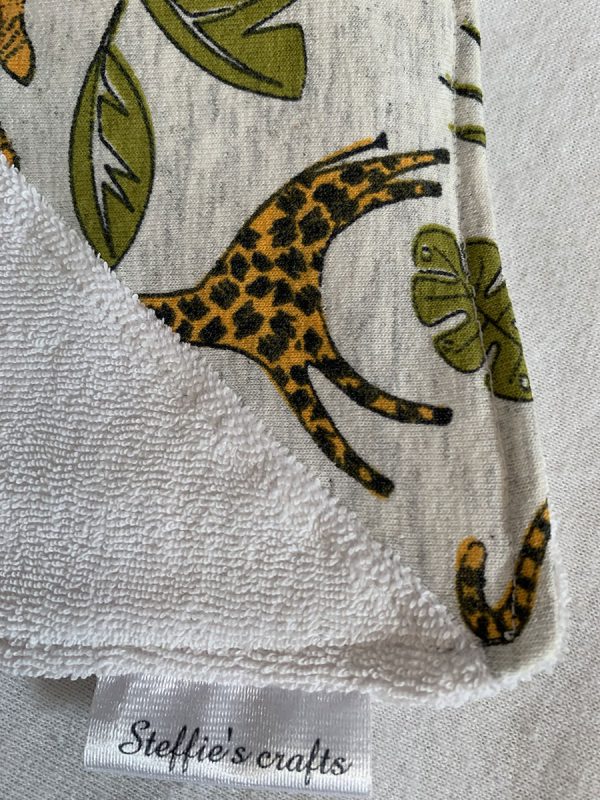 Knisperdoekje jungle wit - Afbeelding 3