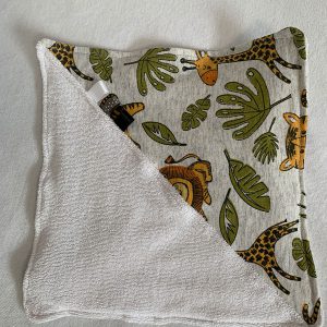 Knisperdoekje jungle wit