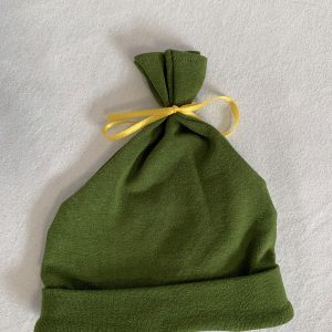 Nicu couveusemutsje uni groen met strik