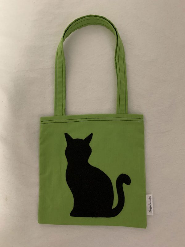 Kindertasje Halloween poes