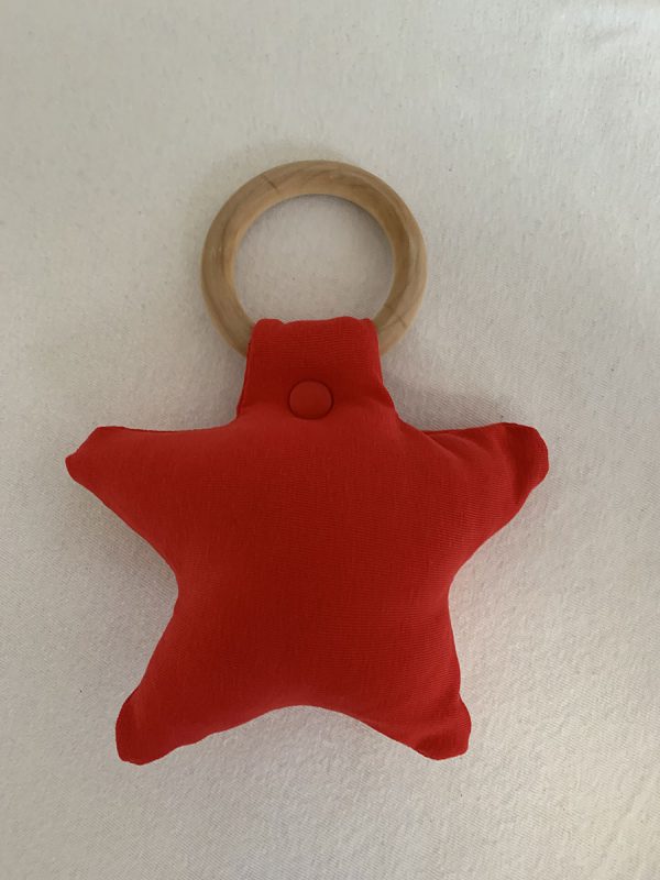 Rammelaar bijtring ster rood