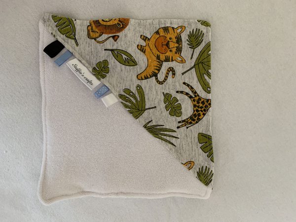 Knisperdoekje jungle wit - Afbeelding 4