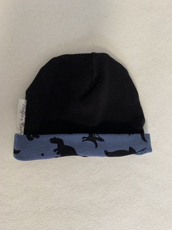 Muts zwart met dino - Afbeelding 4