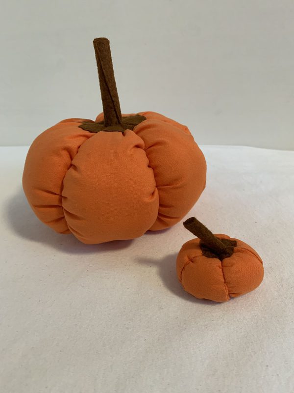 Pompoen stof oranje - Afbeelding 3