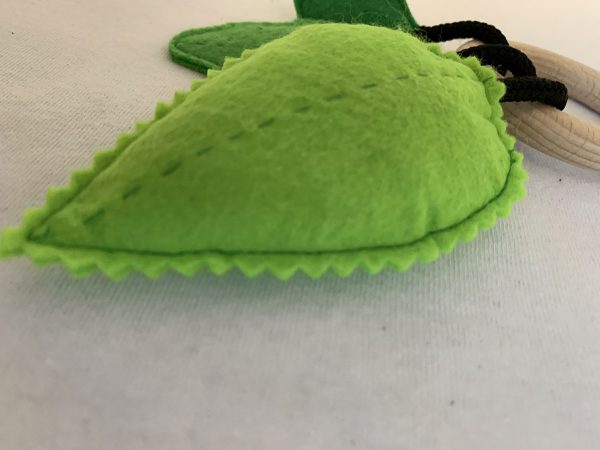 Bijtring rammelaar blad groen - Afbeelding 3
