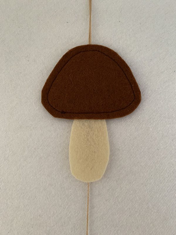 Decoratiehanger paddenstoelen en blad - Afbeelding 3