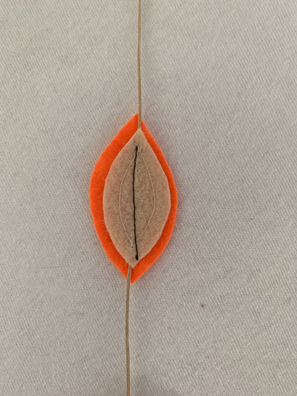 Decoratiehanger paddenstoelen en blad - Afbeelding 4