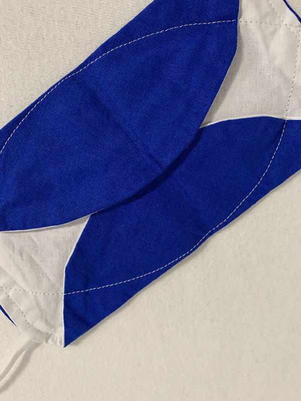 Mondkapje brildragers - blauw uni - Afbeelding 5