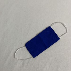 Mondkapje brildragers - blauw uni