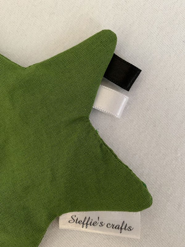 Knisperdoekje ster groen - Afbeelding 2