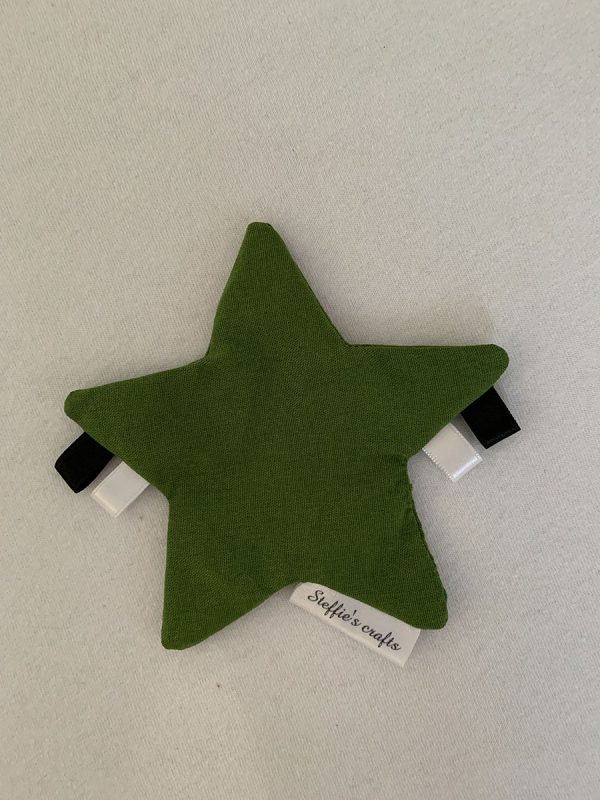 Knisperdoekje ster groen