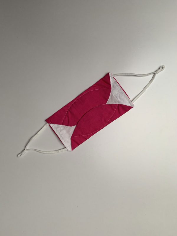 Mondkapje brildragers - fuchsia - Afbeelding 4