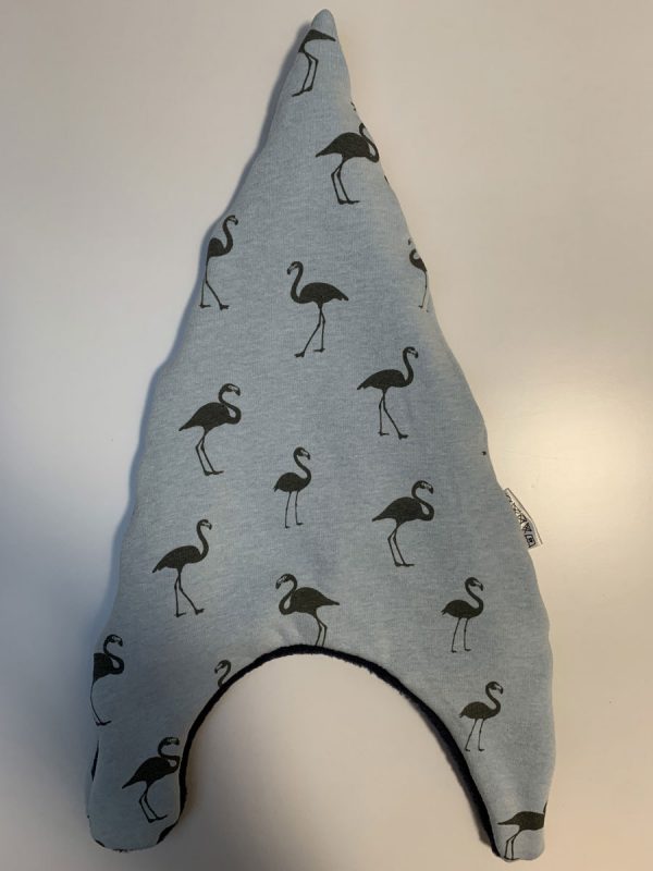 Winterpuntmuts blauw flamingo - Afbeelding 2