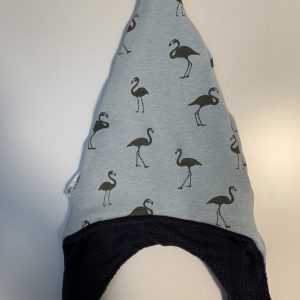 Winterpuntmuts blauw flamingo