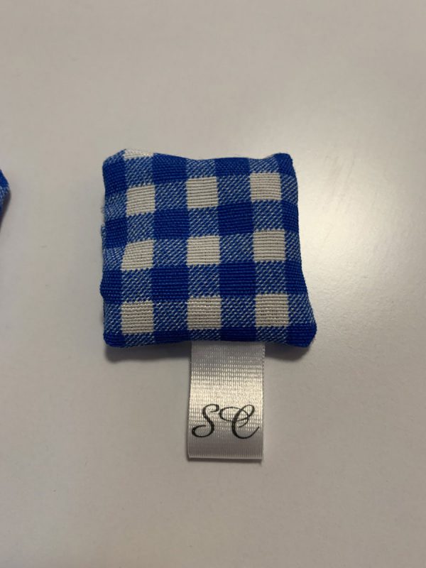 Verwarmings- en koelingskussen wanten boerenbont blauw - Afbeelding 2