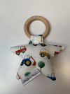 Rammelaar bijtring ster auto wit