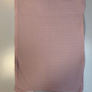 Dekentje licht roze licht grijs