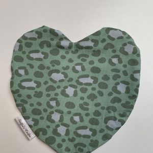 Geurdoekje panterprint oud groen
