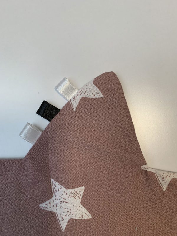 Knisperdoekje ster oud roze - Afbeelding 3