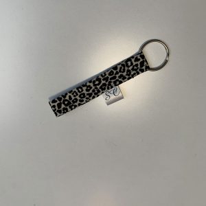 Sleutelhanger stof panterprint