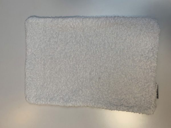 Spuugdoekje wit licht grijs - Afbeelding 3