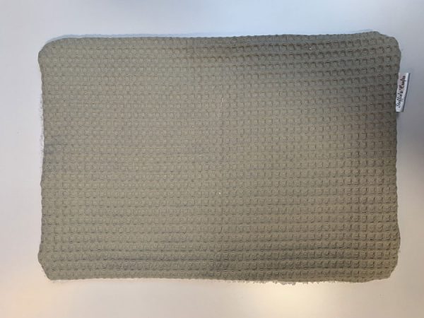 Spuugdoekje wit licht grijs