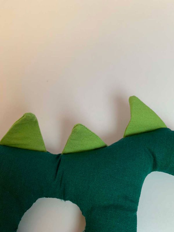 Rammelaar stof dino groen - Afbeelding 3