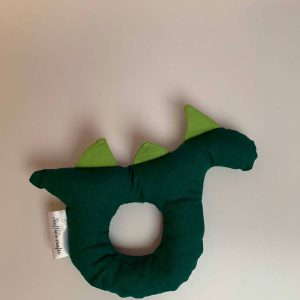Rammelaar stof dino groen