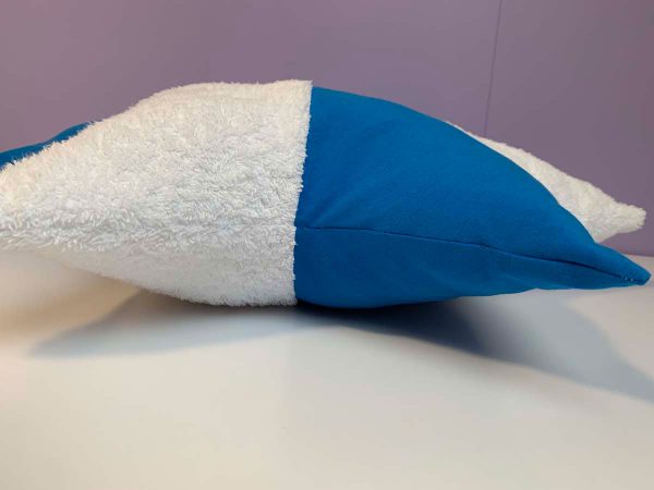 Kussen ster blauw wit - Afbeelding 5