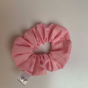 Scrunchy uni licht roze