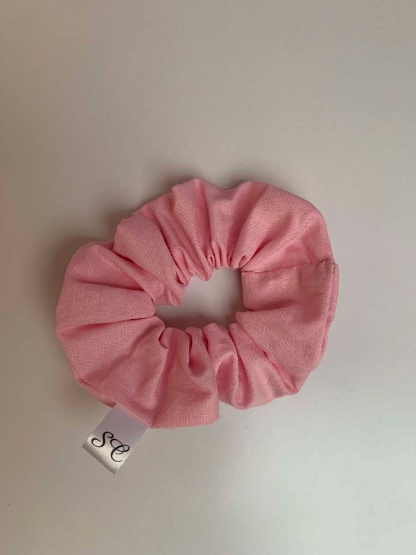 Scrunchy uni licht roze