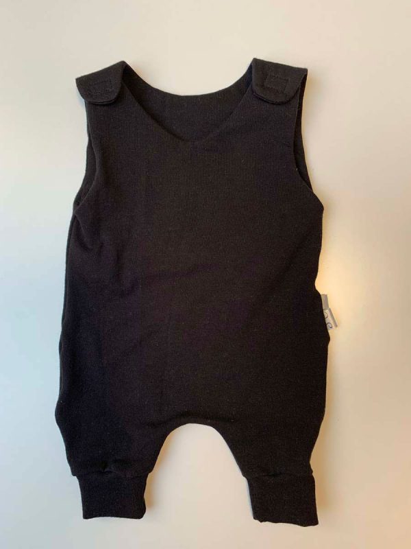 Baby luierpakje uni zwart