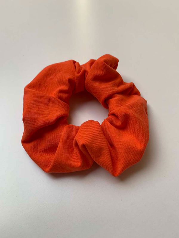 Scrunchy uni oranje