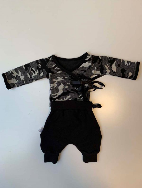 Setje zwart wit camouflage Nicu - Afbeelding 3