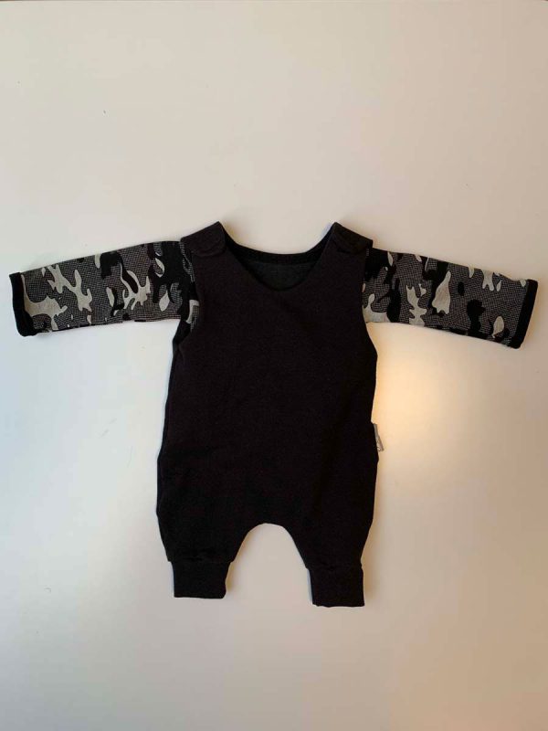 Setje zwart wit camouflage Nicu - Afbeelding 2
