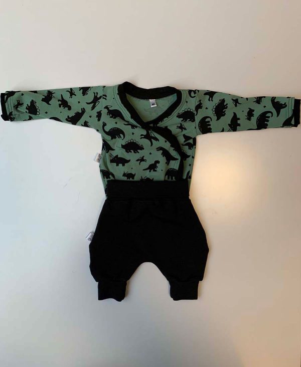 Setje dino groen Nicu - Afbeelding 3