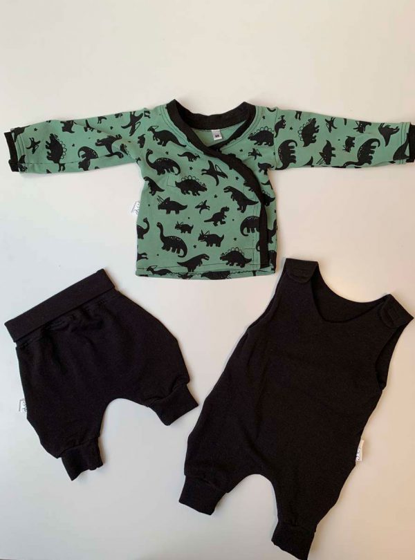 Setje dino groen Nicu
