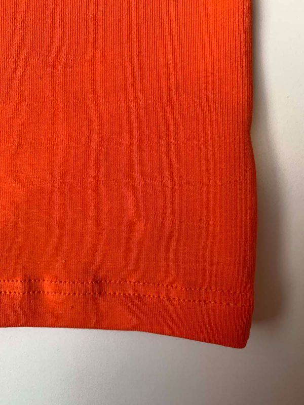 Shirt korte mouw uni oranje - Afbeelding 3