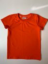 Shirt korte mouw uni oranje