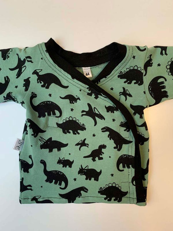 Nicu overslagtruitje dino groen - Afbeelding 5