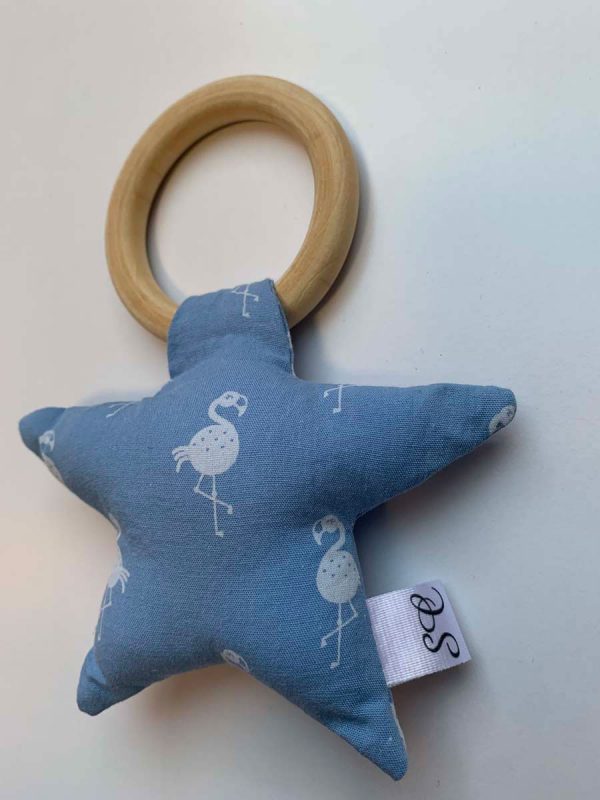 Rammelaar Bijtring ster flamingo - Afbeelding 2
