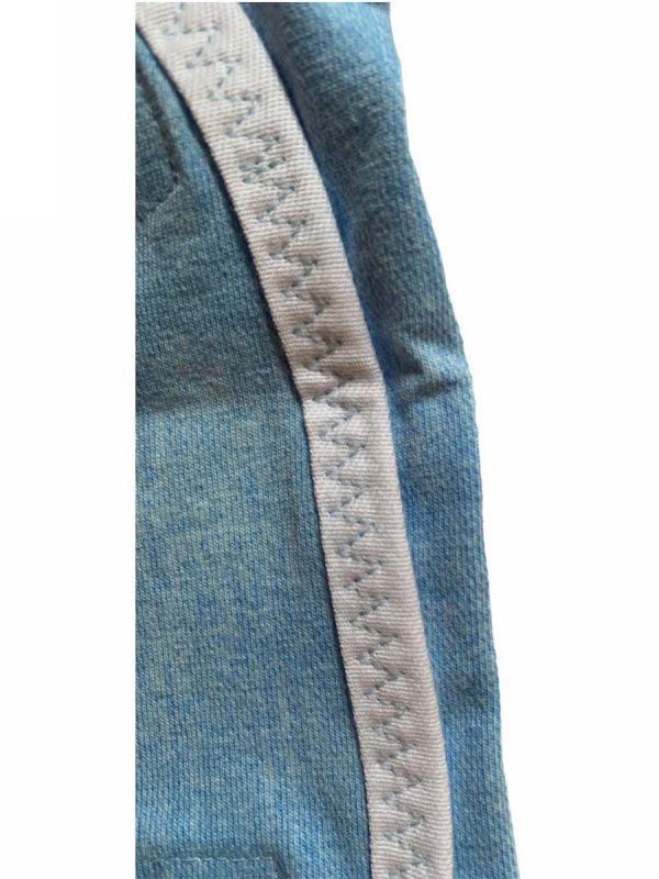 Nicu overslagtruitje uni jeans klittenband - Afbeelding 5