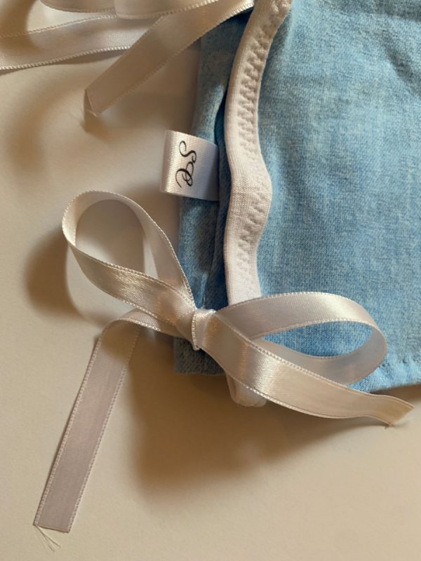 Nicu overslagtruitje uni jeans lint - Afbeelding 3