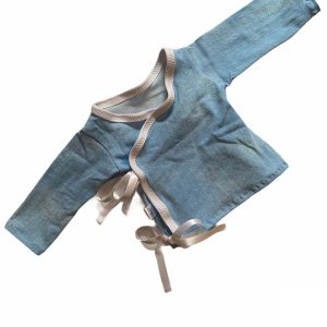 Nicu overslagtruitje uni jeans lint