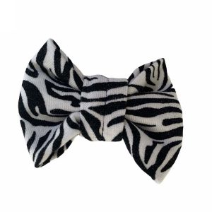 Strik op alligatorclip zebraprint