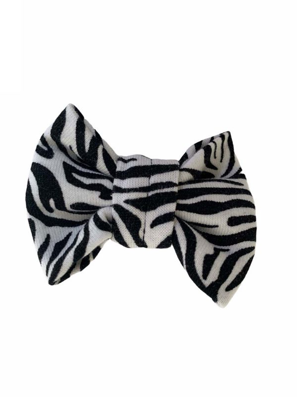 Strik op alligatorclip zebraprint
