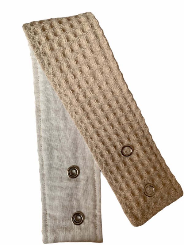 Boxzak wafelstof beige katoen beige - Afbeelding 2