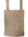 Boxzak wafelstof beige katoen beige