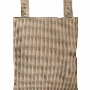 Boxzak wafelstof beige katoen beige